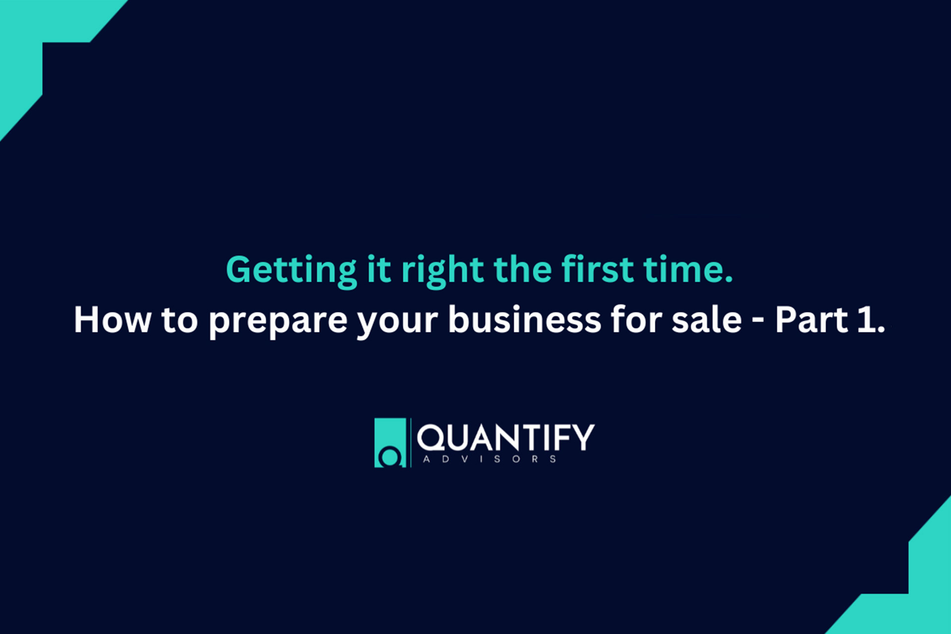 How to Prepare Your Business for Sale